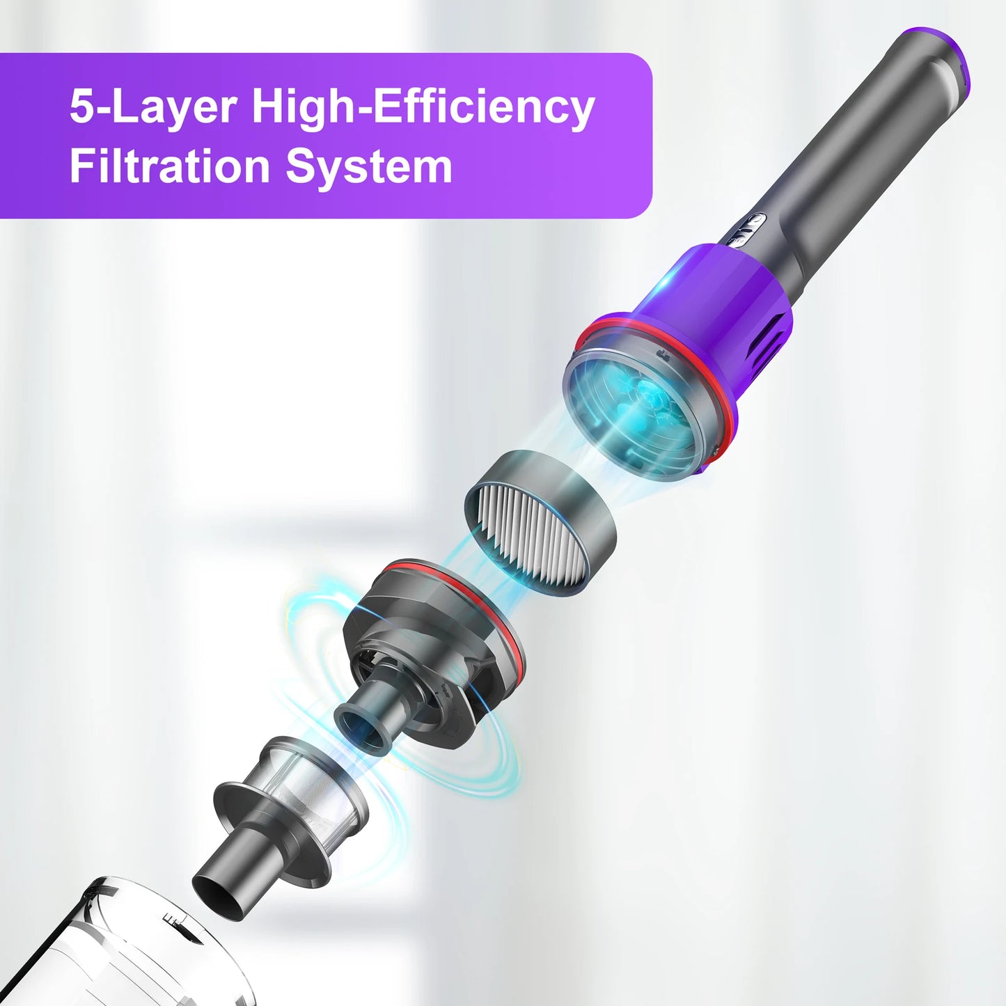 INSE UMLO V102 Cordless Vacuum Cleaner For Home Pet Hair