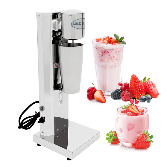 Bymaocar 180W Commercial Milk Shake Mixer Stainless Steel
