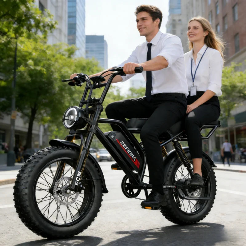 ZEFIORA Mountain Electric Bike UL2849 Certified Lightweight Aluminum Frame