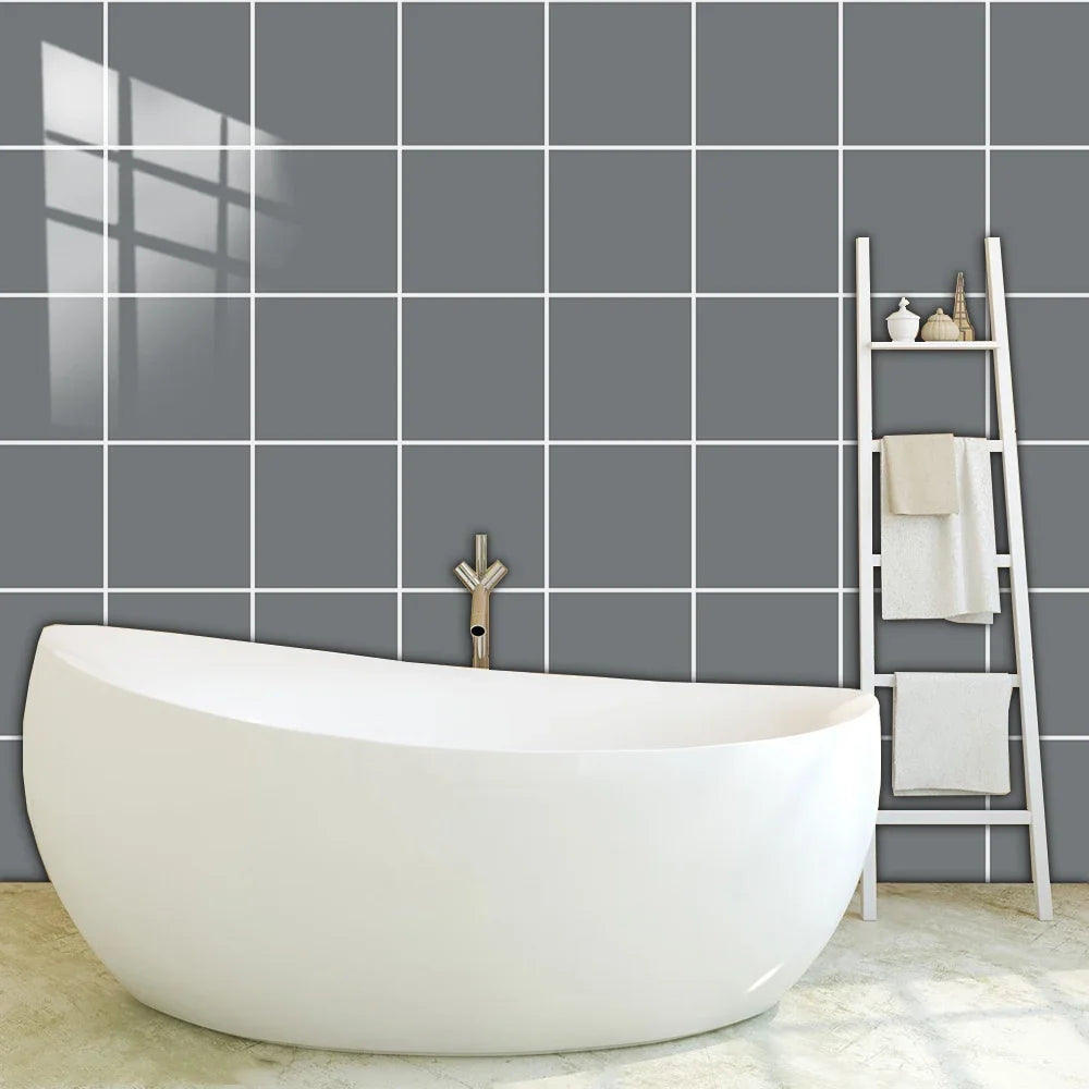Diamond Tile Sticker Set 10 Pieces Peel And Stick Kitchen Backsplash Waterproof