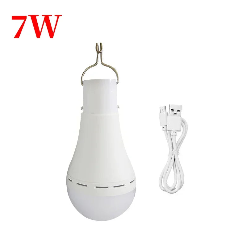 LED Solar USB Charged Waterproof Hanging Emergency Lamp