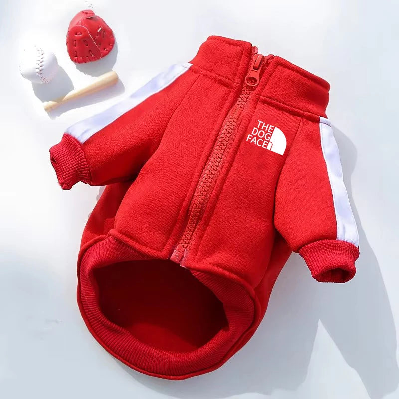 YUNFANCN Winter Fleece Dog Hoodie Sweatshirt For Pets