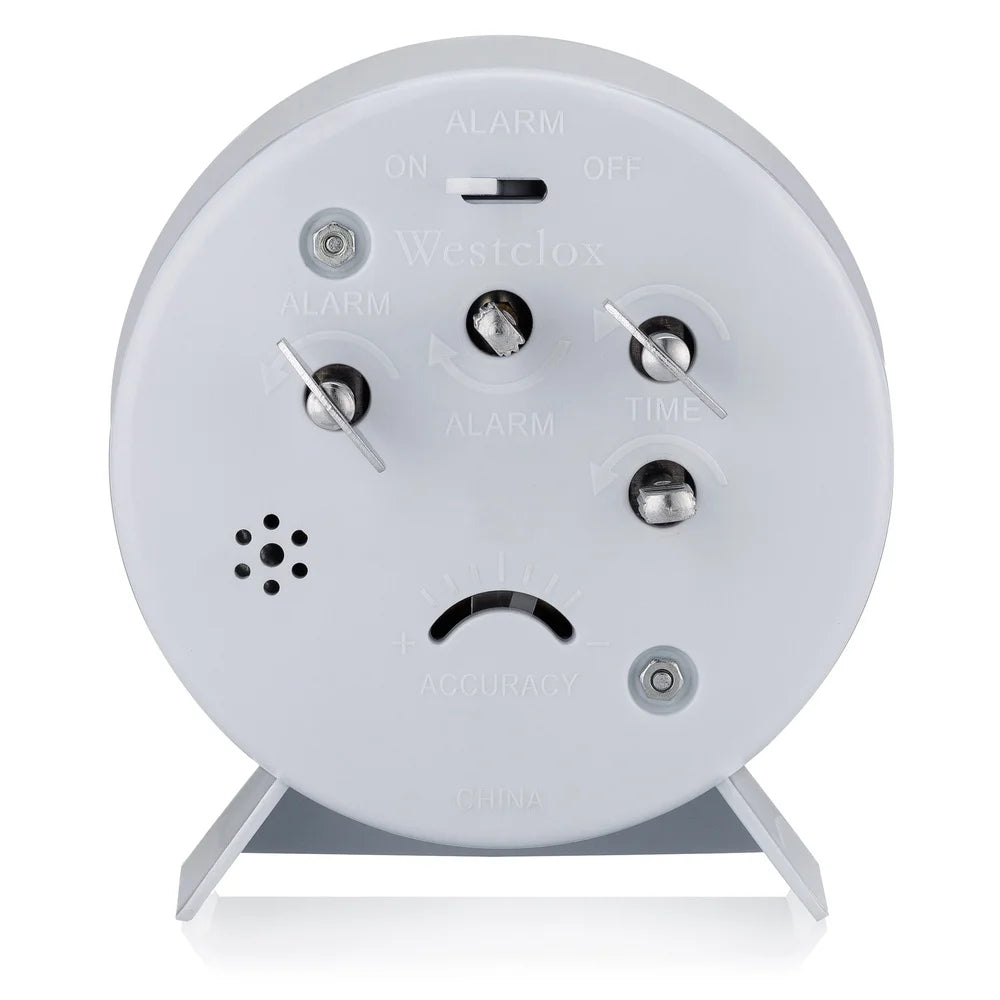 Wind-Up Alarm Clock With Loud Bell Key-Wound Mechanism
