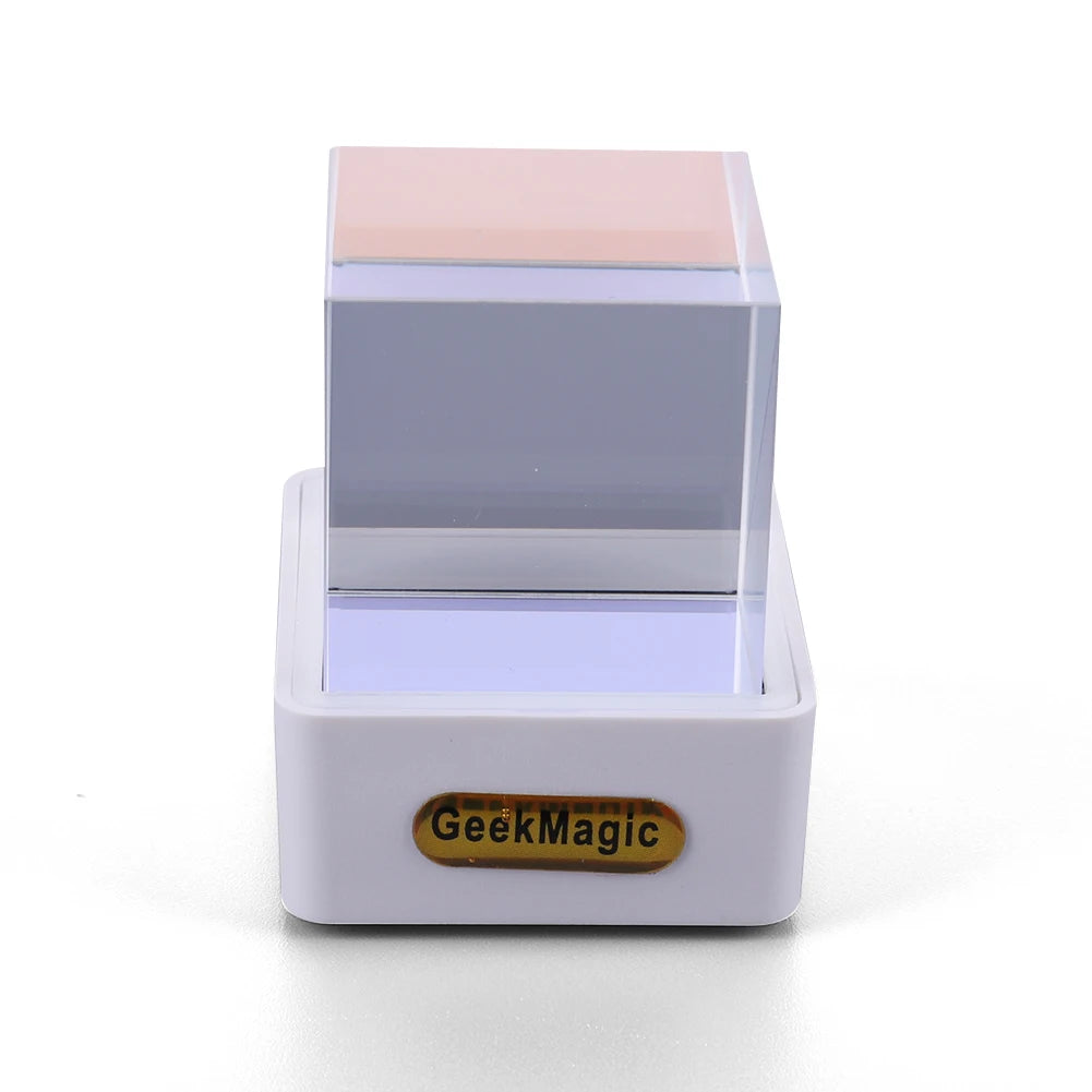 Alloet Crystal Cube Photo Display and Smart Weather Station Clock