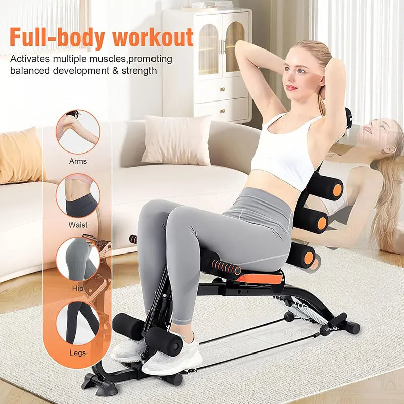 KBQ Foldable Abdominal Exercise Bench Core Trainer Home Gym