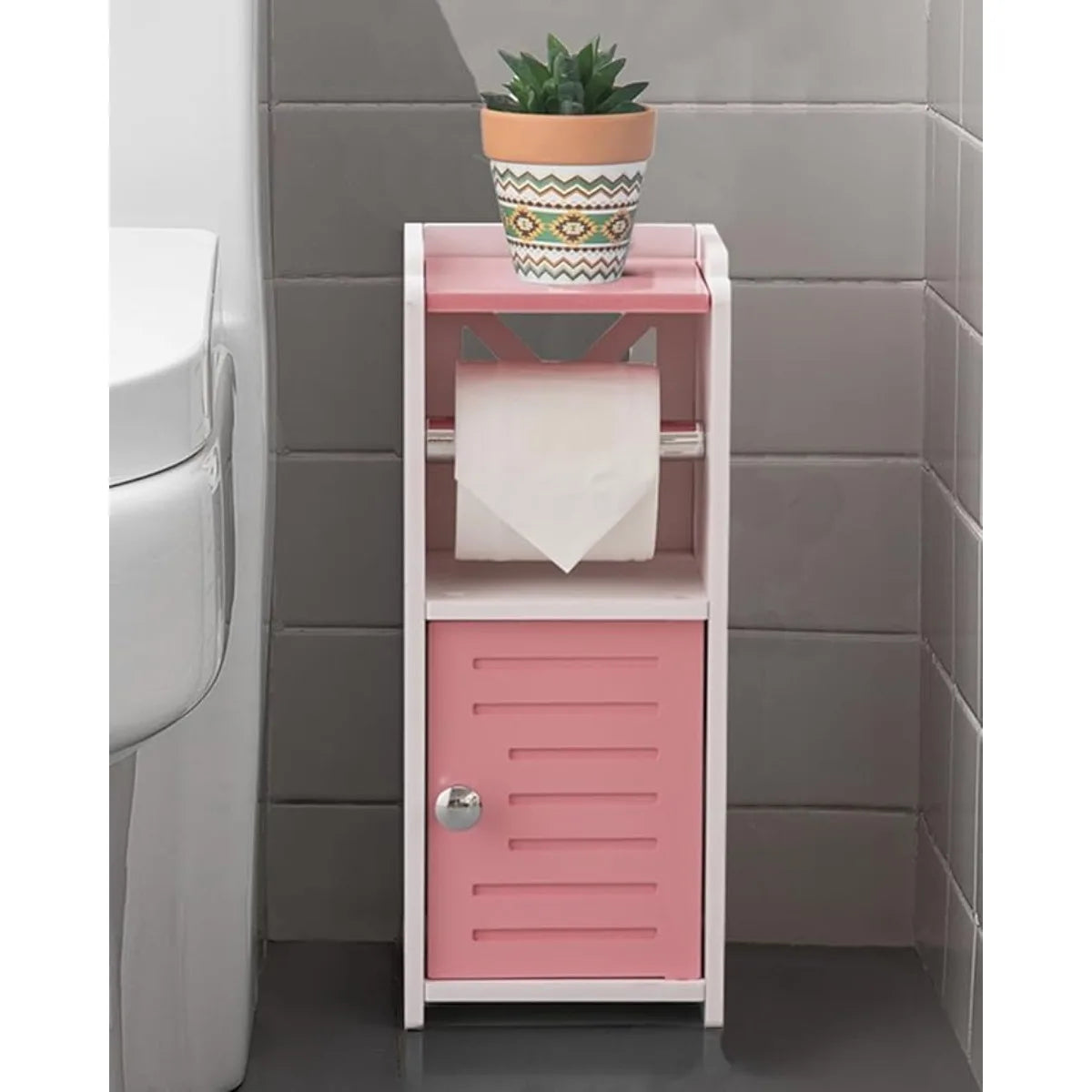 XIUWO Free Standing Toilet Paper Holder Stand