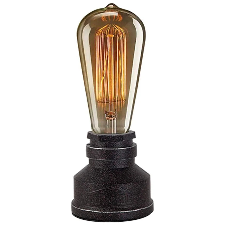 XIHOME Vintage Industrial Desk Lamp E26 Water Pipe Base