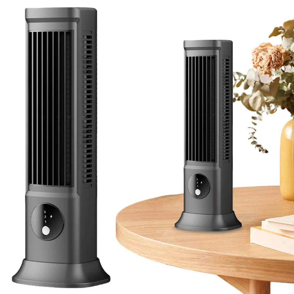 Alloet USB Rechargeable Portable Desk Fan 3 Speeds