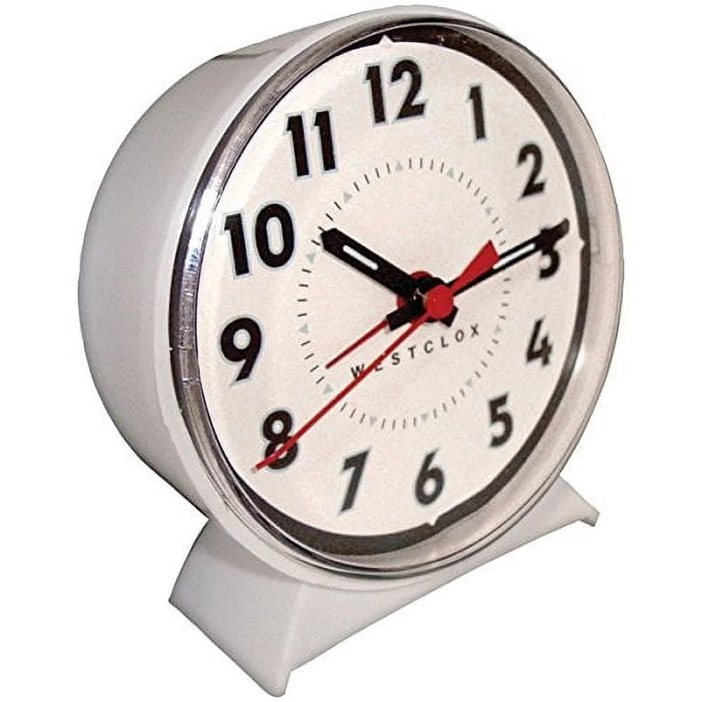 Wind-Up Alarm Clock With Loud Bell Key-Wound Mechanism