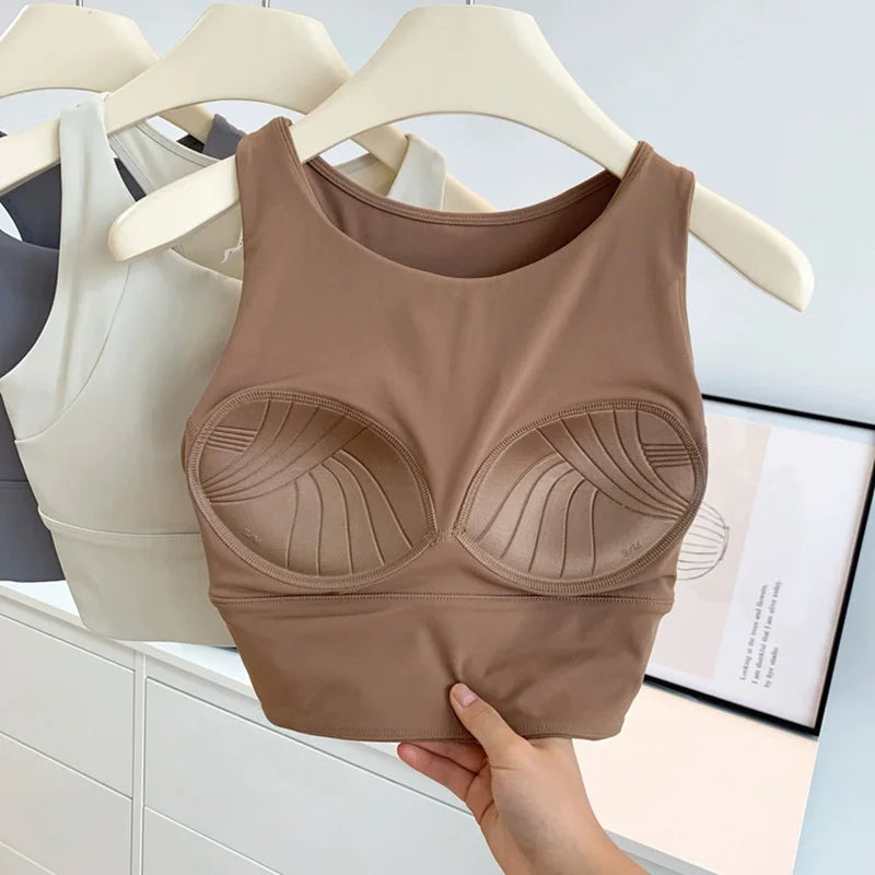 Breathable Shock-Proof Sports Vest for Running and Yoga