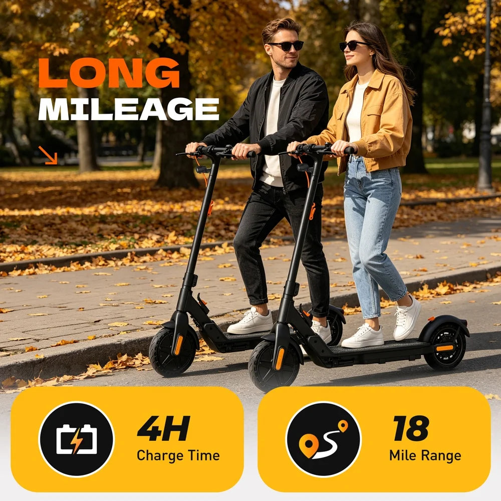 HeroPick C8 Adult Electric Scooter 350W Foldable 19 MPH Long Range US Stock