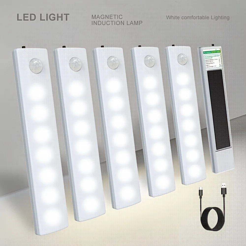 Motion Sensor Lights USB-C Rechargeable, Ultra-Thin Magnetic Pack