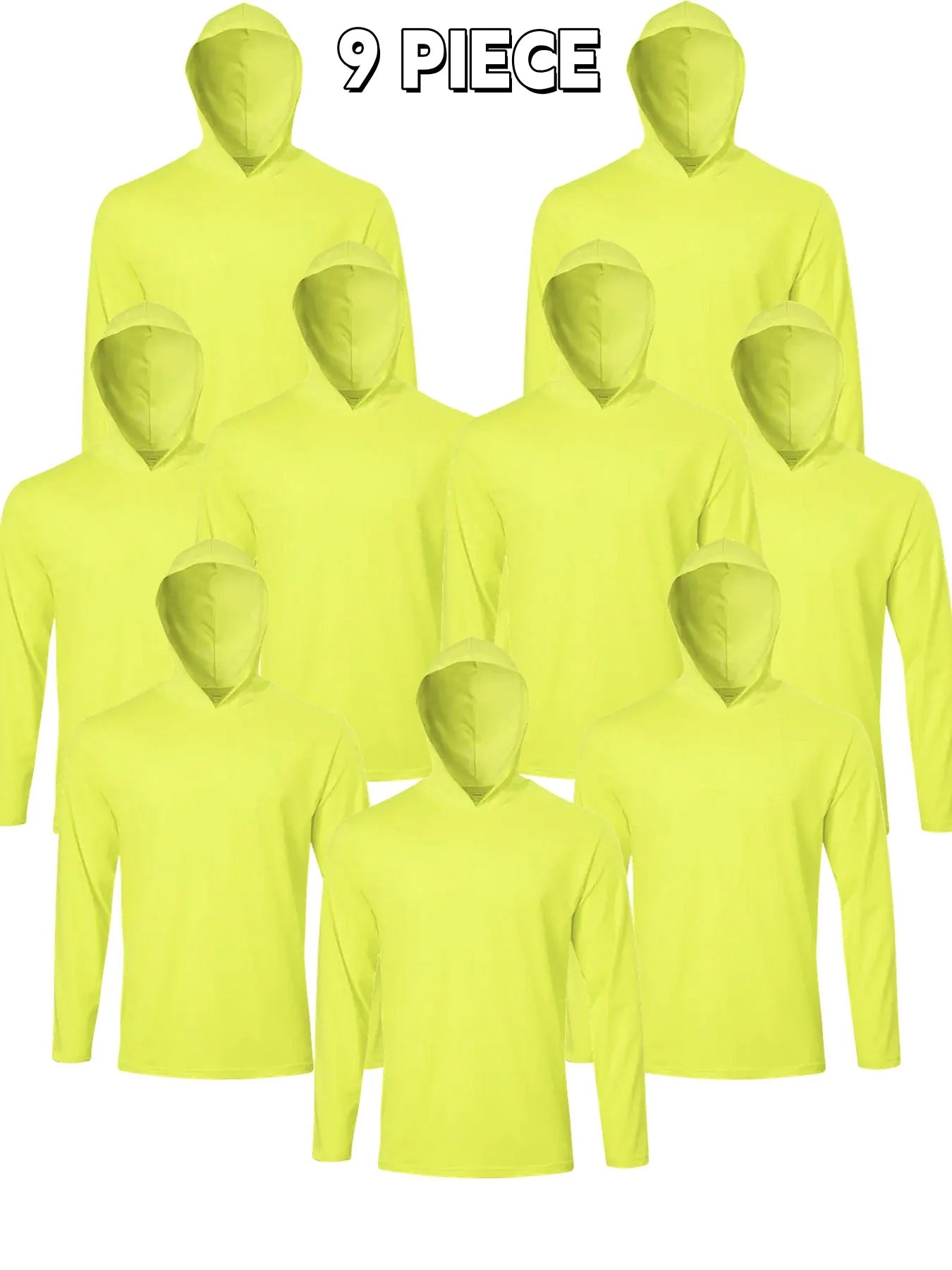 Men's Hooded Long Sleeve Shirts Breathable Workout Tees