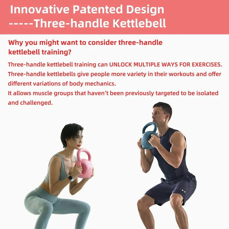 Handle Kettlebells for Women Exercise and Core Training