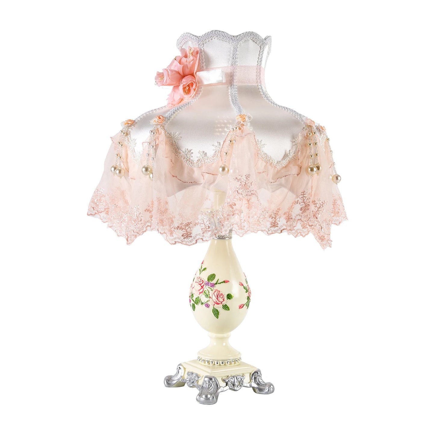 Princess Style LED Table Lamp Romantic Bedroom Decor