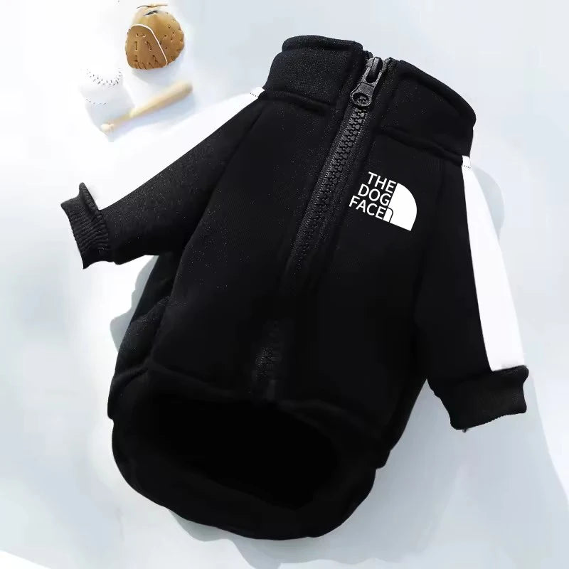 YUNFANCN Winter Fleece Dog Hoodie Sweatshirt For Pets