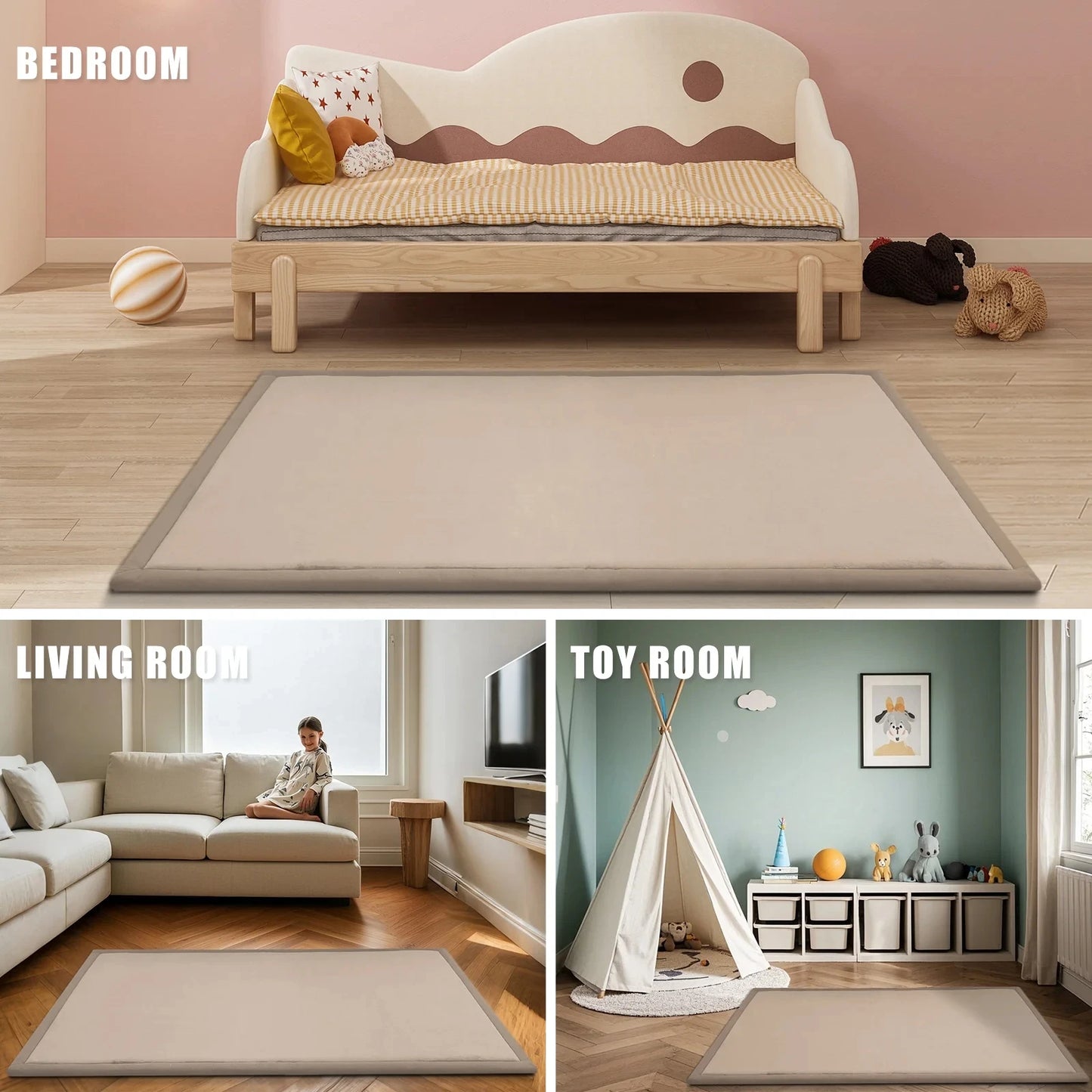 PaPaMat Tatami Style Baby Play Mat Non Slip Carpet