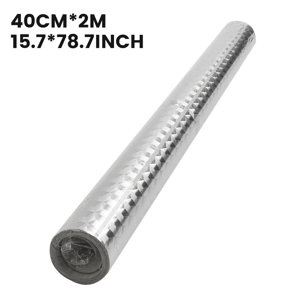 Aluminum Foil Kitchen Stickers Oilproof Self Adhesive For Cabinets