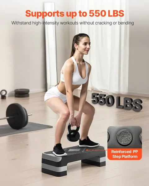 AeroExercise Step Platform for Home Gym Cardio Workouts