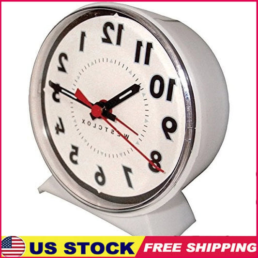 Wind-Up Alarm Clock With Loud Bell Key-Wound Mechanism