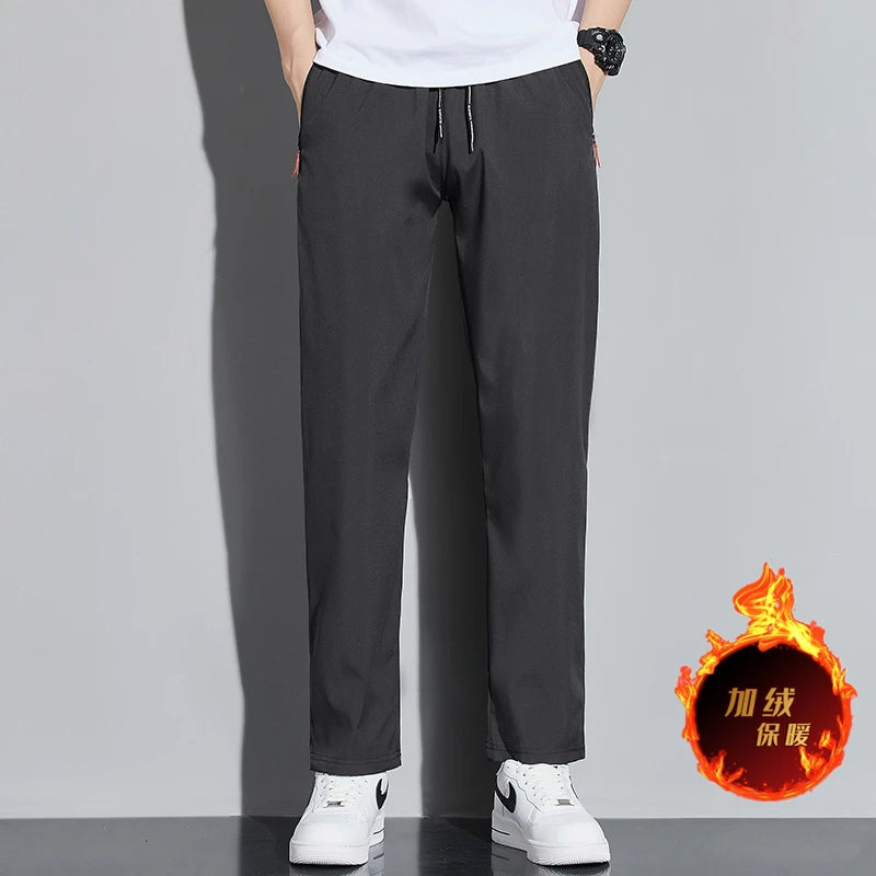 Snow Pinnacle Mens Casual Stretch Jogger Pants Elastic Waist